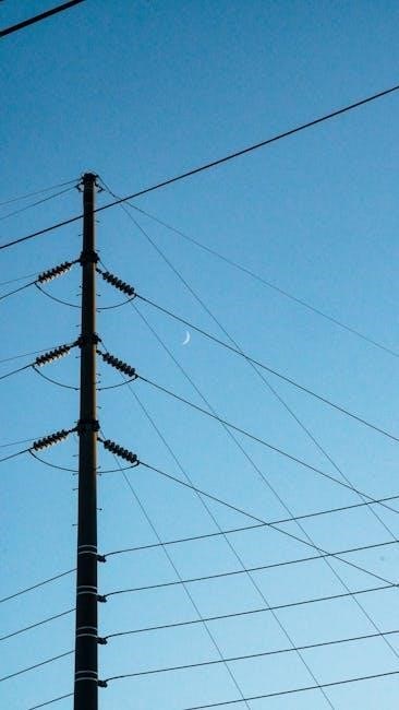 manual power pole